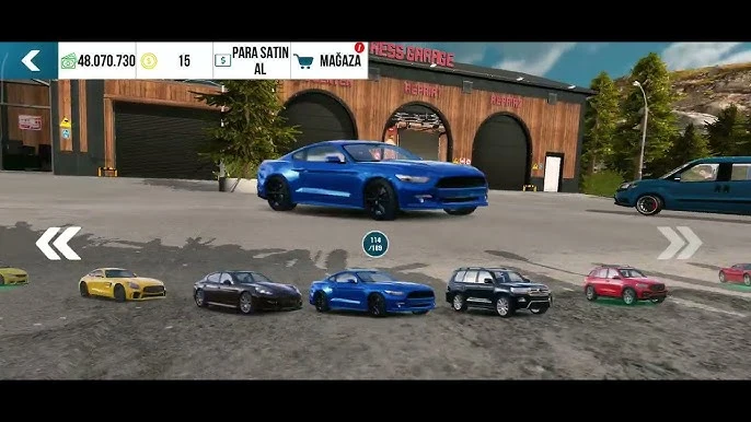 Customizing Cars and Game Modes